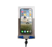 Aquapac Waterproof Small Phone Case, Lanyard, iPhone and Android, Made in the UK, Hiking, Mountain Biking, Running Accessory, Travel Essential, 5 Year Warranty, Eco Friendly, Grey/Pink