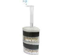 Aquapapa XINYOU Corner Filter Air Driven Bio-Sponge Ceramic for Fry Shrimp Fish Tank Aquarium XY-2010, 2.75 x 3.15 x 11 inches