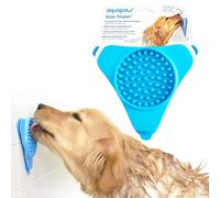 Aquapaw Premium Licking Mat for Dogs & Cats | Non-Slip Slow Feeding Mat for Food, Treats & Peanut Butter | Dog Anxiety Relief & Boredom Reducer with Suction Cups | Perfect for Bathing, Grooming - Blue