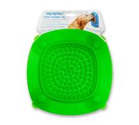 Aquapaw Premium XL Licking Mat with Suction Cups | Dog Must Haves - Non-Slip Slow Feeding Mat for Food, Treats & Peanut Butter | Bathing Supplies - Anxiety Relief & Boredom Reducer | Lick Pad - Green
