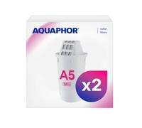 Aquaphor A5 with Magnesium Release 350 Litre Water Filter Cartridges - 2 Pack in White Aquaphor White