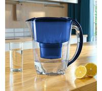 AQUAPHOR Amethyst 2.8 Litre Water Filter Jug in Cobalt Blue with 1 x Maxfor+ filter