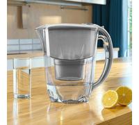 AQUAPHOR Amethyst 2.8 Litre Water Filter Jug in Grey with 3 x Maxfor+ filter