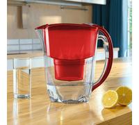 AQUAPHOR Amethyst 2.8 Litre Water Filter Jug in Ruby Red with 1 x Maxfor+ filter