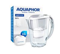 AQUAPHOR Amethyst 2.8 Litre Water Filter Jug in White with 1 x Maxfor+ filter
