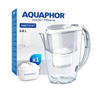 Aquaphor Amethyst 2.8 Litre Water Filter Jug in White with 1 x Maxfor+ filter | Size: 2.5L Aquaphor White 2.5L