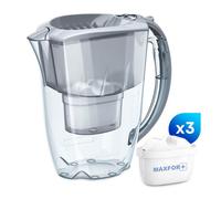 Aquaphor Amethyst 2.8Ltr Water Filter Jug With 3 X Maxfor+ 200Ltr Filters (Grey)