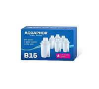 AQUAPHOR B15 Universal Replacement Water Filter cartridges, fits All Brita Classic and Wilkos Universal Water Filter Jugs, 6 Pack, 170l per Filter