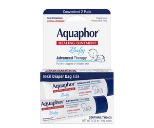 Aquaphor Baby Healing Ointment Advanced Therapy 2 Tubes 9.9 g Each