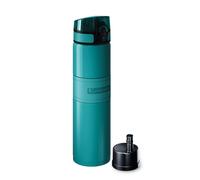 AQUAPHOR City Cool Filter Water Bottle - Double Wall Stainless Steel Insulated - Keeps Water Cool 24H - 500 ml (Fresh Teal)