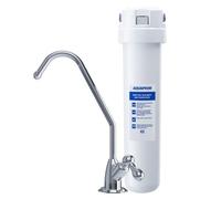 AQUAPHOR Crystal Solo Under-Sink Kitchen Filter System | Removes Impurities, Chlorine, and Organic Compounds | Includes Separate Tap for Filtered Water | 4000L Filtration Capacity
