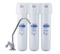 AQUAPHOR Crystal Under-Sink Kitchen Filter Drinking water System | Effectively Removes Impurities, Chlorine, and Organic Compounds | Includes Separate Tap for Filtered Water