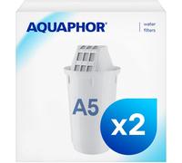 AQUAPHOR Filter Cartridge A5 2 Pack | Filters Limescale, Chlorine, Heavy Metals