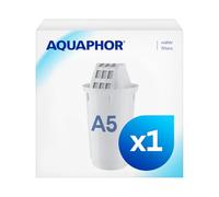 AQUAPHOR Filter Cartridge A5 Pack of 1 | Filters Limescale, Chlorine, Heavy Metals | 350L Clear Water | AQUALEN Technology for Better Tasting Food & Drink | Replacement Cartridge for A5 Filter Jugs