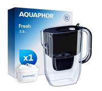 AQUAPHOR FRESH 3.2L Water Filter Jug with 1 x Maxfor+ 200 L cartridge - Black