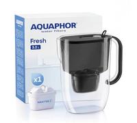 AQUAPHOR FRESH 3.2L Water Filter Jug with 1 x Maxfor+ 200 L cartridge - Black