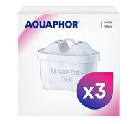 AQUAPHOR Maxfor+ Mg Water Filter Cartridge, Pack of 3, Compatible with Aquaphor Maxfor+ & Brita Maxtra+, Reduces Limescale, Chlorine, Impurities, Essential Magnesium