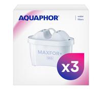 AQUAPHOR Maxfor+ Mg Water Filter Cartridge, Pack of 3, Compatible with Aquaphor Maxfor+ & Brita Maxtra+, Reduces Limescale, Chlorine, Impurities, Ess