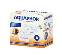 Aquaphor Maxphor+ Maxphor+ H Filter Cartridge for Extra Hard Water Replacement Filter Water Filter Pack of 6 with Extra Limescale Protection AQUALEN for Table Water Filter