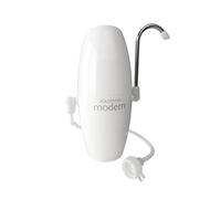AQUAPHOR Modern Counter Top Filter System with Aqualen Technology. Filters Heavy Metals, pesticides and Taste-impaired substances Such as Chlorine, and Reduces Water Hardness, White, 1