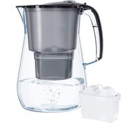 AQUAPHOR Onyx Water Filter Jug with 1x Maxfor+ 200litre Cartridge, Graphite Black, 4.2 litres total capacity