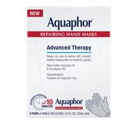 Aquaphor Repairing Hand Masks Moisturizing Gloves for Dry Hands Hand Moisturizer for Dry Skin with Avocado Oil and Shea Butter Pack of 6