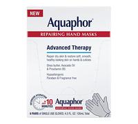 Aquaphor Repairing Hand Masks Moisturizing Gloves for Dry Hands Hand Moisturizer for Dry Skin with Avocado Oil and Shea Butter Pack of 6