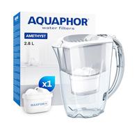 AQUAPHOR Water Filter Jug Amethyst White 2.8L with 1 x Maxfor+ Cartridge