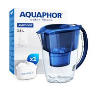 AQUAPHOR Water Filter Jug Amethyst with 1 X MAXFOR+ 200L Cartridge - Capacity 2.8L - Blue