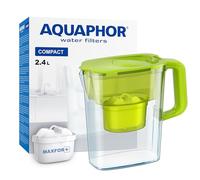AQUAPHOR Water Filter Jug Compact with 1 X Maxfor+ Filter - 2.4L Capacity - Light Green
