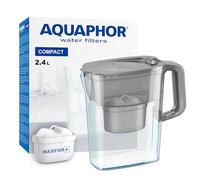 AQUAPHOR Water Filter Jug Compact Grey 2.4L with 1 x Maxfor+ Cartridge