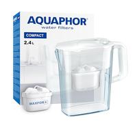 AQUAPHOR Water Filter Jug Compact White 2.4L with 1 x Maxfor+ Cartridge