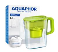 AQUAPHOR Water Filter Jug Compact with 1 X Maxfor+ Filter - 2.4L Capacity - Light Green