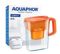 AQUAPHOR Water Filter Jug Compact with 1 X Maxfor+ Filter - 2.4L Capacity - Orange