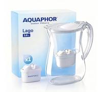AQUAPHOR Water Filter Jug Lago White 3.8L with 1 x Maxfor+ Cartridge
