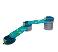 AquaPlay Mudway Flow - Combined Water and Sand Play Railway, 2.3 m Waterway with Locks, Basins and Sliders, Flexible Plug-In System, Weatherproof, Nature-Connected Outdoor Water Feature, from 3 Years