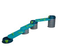 AquaPlay Mudway Stream - Combined Water and Sand Play Railway, 3 m Waterway with Locks, Basins and Sliders, Flexible Plug-In System, Weatherproof, Nature-Connected Outdoor Water Feature, from 3 Years