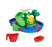 AquaPlay Sploshy Island Water Toy with Floating Island, Watering Can, Slide and Waterfall, Water Feature for Bathtub Shower or Pool, from 1.5 Years
