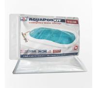 AquaPod Kit 2.0 - Replacement Liner Bathtub Storage Emergency Drinking Water Storage Bladder, Disaster and Hurricane Survival - BPA Free and Made in USA -WORKS WITH ANY SIPHON PUMP