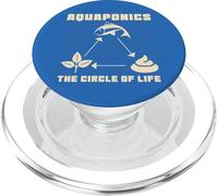 Aquaponics The Circle Of Life Hydroponics Apparel PopSockets PopGrip for MagSafe