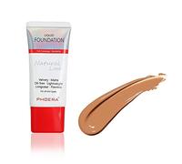 AQUAPURITY PHOERA Full Coverage Foundation New Formula Waterproof Long Lasting Oil Free Velvet Matte Liquid Foundation for Oily Skin Flawless Makeup Base Cream Concealer (108 Tan…)