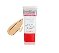 AQUAPURITY PHOERA Full Coverage Foundation New Formula Waterproof Long Lasting Oil Free Velvet Matte Liquid Foundation for Oily Skin Flawless Makeup Base Cream Concealer (104A Natural Beige…)