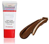 AQUAPURITY PHOERA Full Coverage Foundation New Formula Waterproof Long Lasting Oil Free Velvet Matte Liquid Foundation for Oily Skin Flawless Makeup Base Cream Concealer (110 Truffle…)