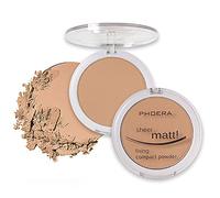 AQUAPURITY - PHOERA Sheer Matte Fixing Powder Makeup Base Fixer Setting Powder Foundation Fixing Compact Pressed Powder Long Lasting Make Up Fixer Skin Vitamin E Beauty Blender (204 Buff Beige…)