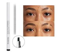 AQUAPURITY- PHOERA Triple Tipped Brow Microblading Pen Eyebrow Pen Smudge Proof Long Lasting Waterproof Eyebrow Tattoo Pencil Fine Sketch Liquid Eye Brow Pen (204 Black)