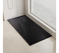 AQUARA 1400 x 700mm Shower Tray, Slip-Resistance Walk in Shower Trays with Shower Waste, Stylish and Durable Base for Shower Enclosure, Black