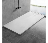 AQUARA 1700 x 900mm Shower Tray, Slip-Resistance Walk in Shower Trays with Shower Waste, Stylish and Durable Base for Shower Enclosure, White