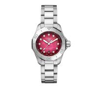 Aquaracer Professional 200 Date 30mm Ladies Watch Red