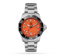 Aquaracer Professional 300 43mm Orange Diver Automatic Mens Watch