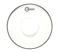Aquarian Classic Clear White 12 Drum Head with Power Dot